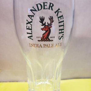 ALEXANDER KEITH'S India Pale Ale Pilsner Beer Glass 16oz Nova Scotia Beer